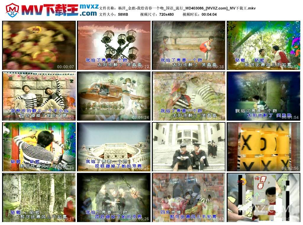 杨洋_金彪-我给青春一个吻_国语_流行_MD403086